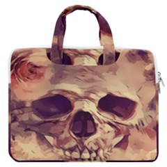 Day-of-the-dead Macbook Pro 16  Double Pocket Laptop Bag  by nateshop