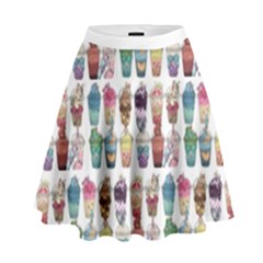 Pokemon Bubble Tea High Waist Skirt by 100rainbowdresses