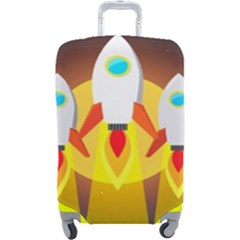 Rocket Take Off Missiles Cosmos Luggage Cover (large) by Salman4z