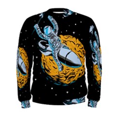 Astronaut Planet Space Science Men s Sweatshirt by Salman4z