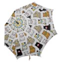 Cat Kitten Seamless Pattern Hook Handle Umbrellas (Medium) View2