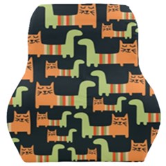 Seamless-pattern-with-cats Car Seat Back Cushion  by Salman4z