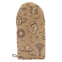 Egyptian-seamless-pattern-symbols-landmarks-signs-egypt Microwave Oven Glove View2