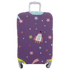 Space-travels-seamless-pattern-vector-cartoon Luggage Cover (medium) by Salman4z