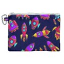 Space-patterns Canvas Cosmetic Bag (XL) View1