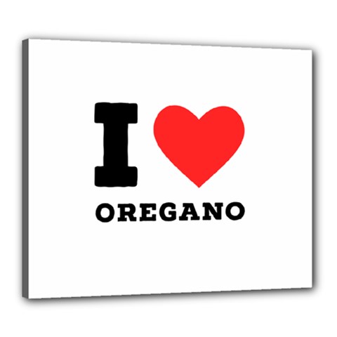 I Love Oregano Canvas 24  X 20  (stretched) by ilovewhateva
