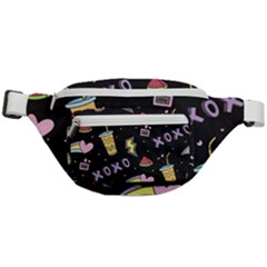 Cute-girl-things-seamless-background Fanny Pack by Salman4z