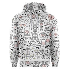 Big-collection-with-hand-drawn-objects-valentines-day Men s Overhead Hoodie by Salman4z