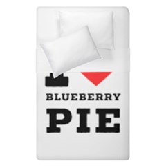I Love Blueberry Duvet Cover Double Side (single Size) by ilovewhateva