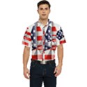 United States Of America Flag Of The United States Independence Day Men s Short Sleeve Pocket Shirt  View1
