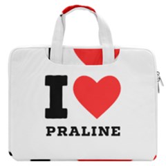 I Love Praline  Macbook Pro 16  Double Pocket Laptop Bag  by ilovewhateva