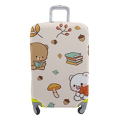 Bear Cartoon Background Pattern Seamless Animal Luggage Cover (small) by 99art