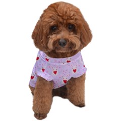 Easter Easter Bunny Hearts Seamless Tile Cute Dog T-shirt by 99art
