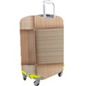 Wooden Wickerwork Texture Square Pattern Luggage Cover (Large) View2