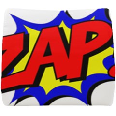 Zap Comic Book Fight Seat Cushion by 99art
