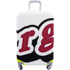Comic-text-frustration-bother Luggage Cover (large) by 99art