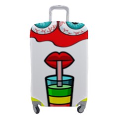 Animation-eyes-cartoon-cute-comic Luggage Cover (small) by 99art