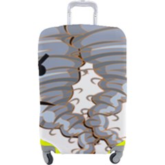 Tornado-twister-angry-comic Luggage Cover (large) by 99art