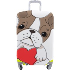 Animation-dog-cute-animate-comic Luggage Cover (large) by 99art