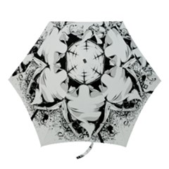 Graphic-design-vector-skull Mini Folding Umbrellas by 99art
