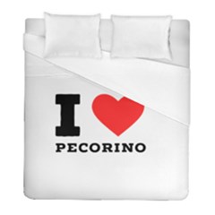 I Love Pecorino  Duvet Cover (full/ Double Size) by ilovewhateva