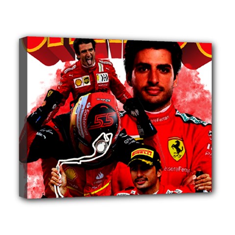 Carlos Sainz Deluxe Canvas 20  X 16  (stretched) by Boster123