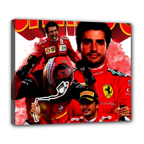 Carlos Sainz Deluxe Canvas 24  X 20  (stretched) by Boster123