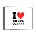 I love breve coffee Deluxe Canvas 16  x 12  (Stretched)  View1