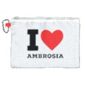 I love ambrosia Canvas Cosmetic Bag (XL) View1