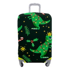 Christmas-funny-pattern Dinosaurs Luggage Cover (small) by Vaneshart