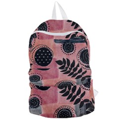 Abstract Pattern Floral Wall Art Foldable Lightweight Backpack by Vaneshop