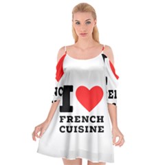 I Love French Cuisine Cutout Spaghetti Strap Chiffon Dress by ilovewhateva