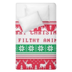 Merry Christmas Ya Filthy Animal Duvet Cover Double Side (single Size) by Cowasu