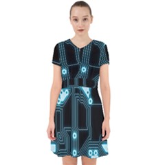 A Completely Seamless Background Design Circuitry Adorable In Chiffon Dress by Amaryn4rt