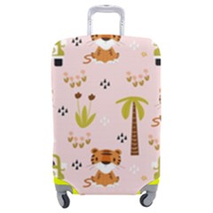 Cute-tiger-car-safari-seamless-pattern Luggage Cover (medium) by uniart180623