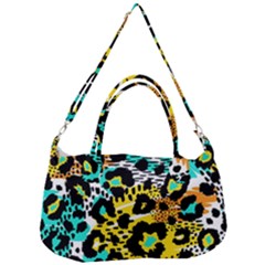 Seamless-leopard-wild-pattern-animal-print Removable Strap Handbag by uniart180623