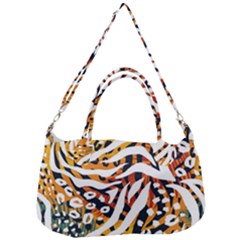 Abstract-geometric-seamless-pattern-with-animal-print Removable Strap Handbag by uniart180623