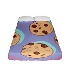 Cookies Chocolate Chips Chocolate Cookies Sweets Fitted Sheet (full/ Double Size) by uniart180623