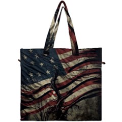 Flag Usa American Flag Canvas Travel Bag by uniart180623