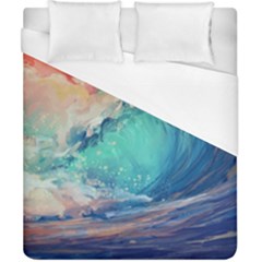 Artistic Wave Sea Duvet Cover (california King Size) by uniart180623
