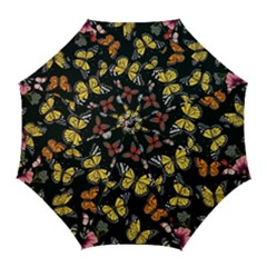 Flowers Butterfly Blooms Flowering Spring Golf Umbrellas by Simbadda