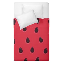 Seamless-watermelon-surface-texture Duvet Cover Double Side (single Size) by Simbadda