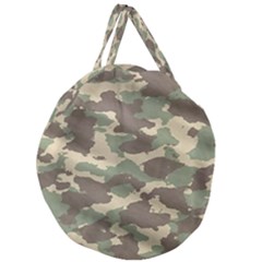Camouflage Design Giant Round Zipper Tote by Excel