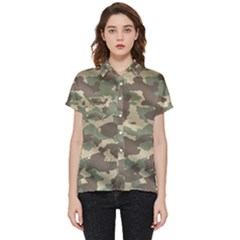 Camouflage Design Short Sleeve Pocket Shirt by Excel