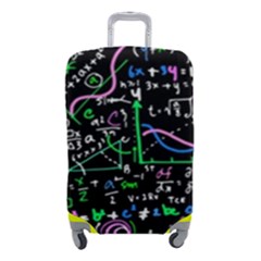 Math-linear-mathematics-education-circle-background Luggage Cover (small) by Simbadda