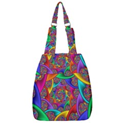 Color Spiral Center Zip Backpack by Proyonanggan