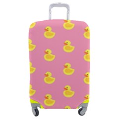 Rubber Duck Pattern Luggage Cover (medium) by Valentinaart
