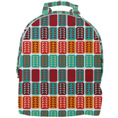 Bricks Abstract Seamless Pattern Mini Full Print Backpack by Bangk1t