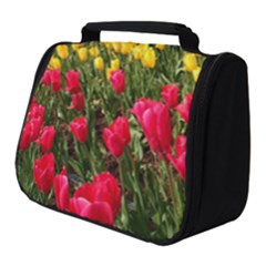 Yellow Pink Red Flowers Full Print Travel Pouch (small) by artworkshop