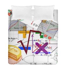 Mathematics Formula Physics School Duvet Cover Double Side (full/ Double Size) by Grandong